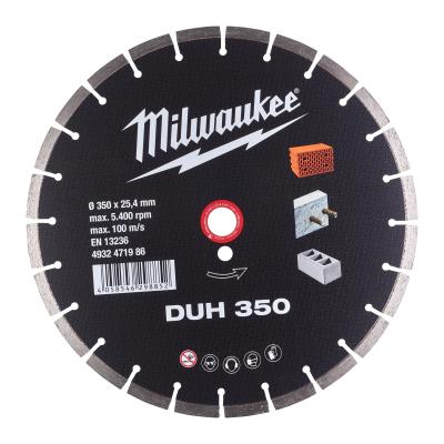 Алмазный диск Milwaukee DUH 350
