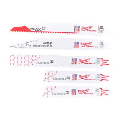Набор сабельных полотен Milwaukee Sawzall 5 шт.