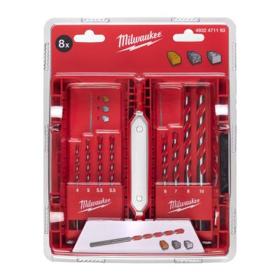 Набор ударных сверл Milwaukee Премиум 8 шт.
