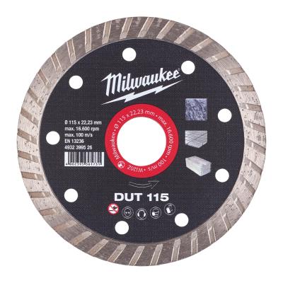 Алмазный диск Milwaukee DUT 115