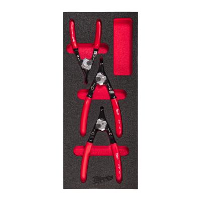 Съемники внеш./внутр. стопорных колец набор 3ед. в ложементе