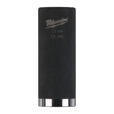 3/8" головка Milwaukee удлиненная Shockwave 21 мм