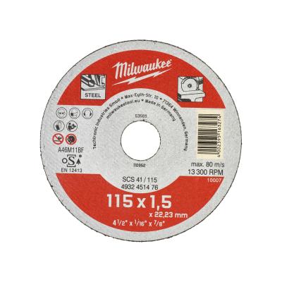 Отрезной диск Milwaukee SCS41/115X1,5