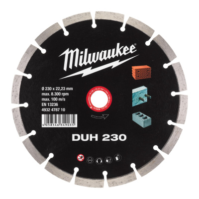 Алмазный диск Milwaukee DUH 230 (RU)