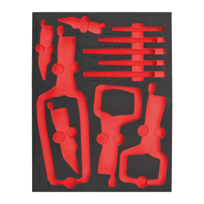 Ложемент пустой для набора 11ед. зажимов губцевых TORQUE LOCK™