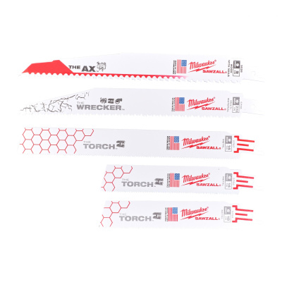 Набор сабельных полотен Milwaukee Sawzall 5 шт.