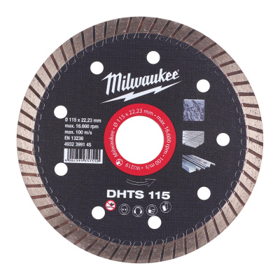 Алмазный диск Milwaukee DHTS 115