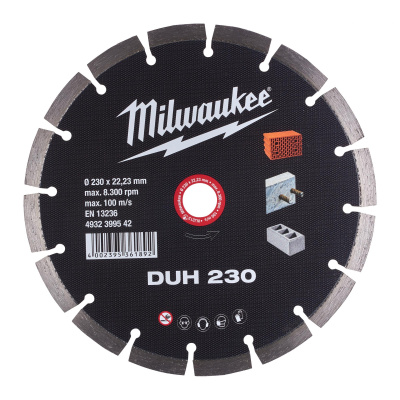 Алмазный диск Milwaukee DUH 230