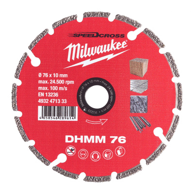 Алмазный диск Milwaukee DHMM 76 мм
