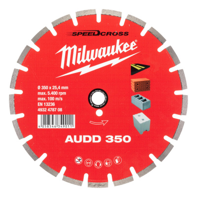 Алмазный диск Milwaukee AUDD 350 (RU)