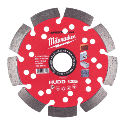 Алмазный диск Milwaukee HUDD 125