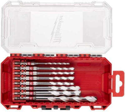 Сверла по мультиматериалам HEX набор 8ед. (4/5/5/6/6 x100мм; 8/10/12 x150мм)																														